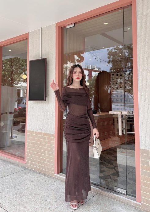 Off Shoulder Body Hugging Slim Fit Dress